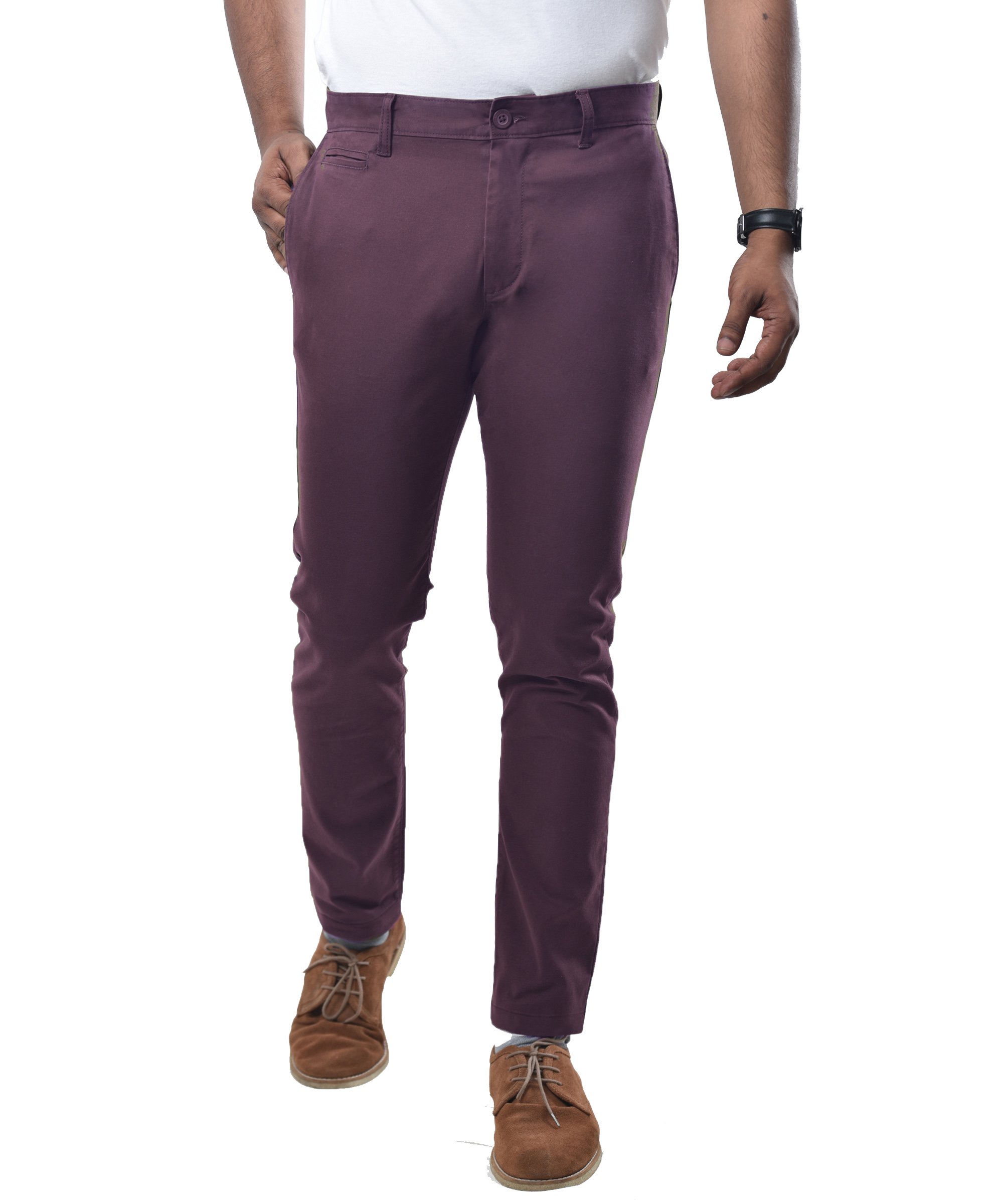 Men’s Chino Pant – Mulberry Wine