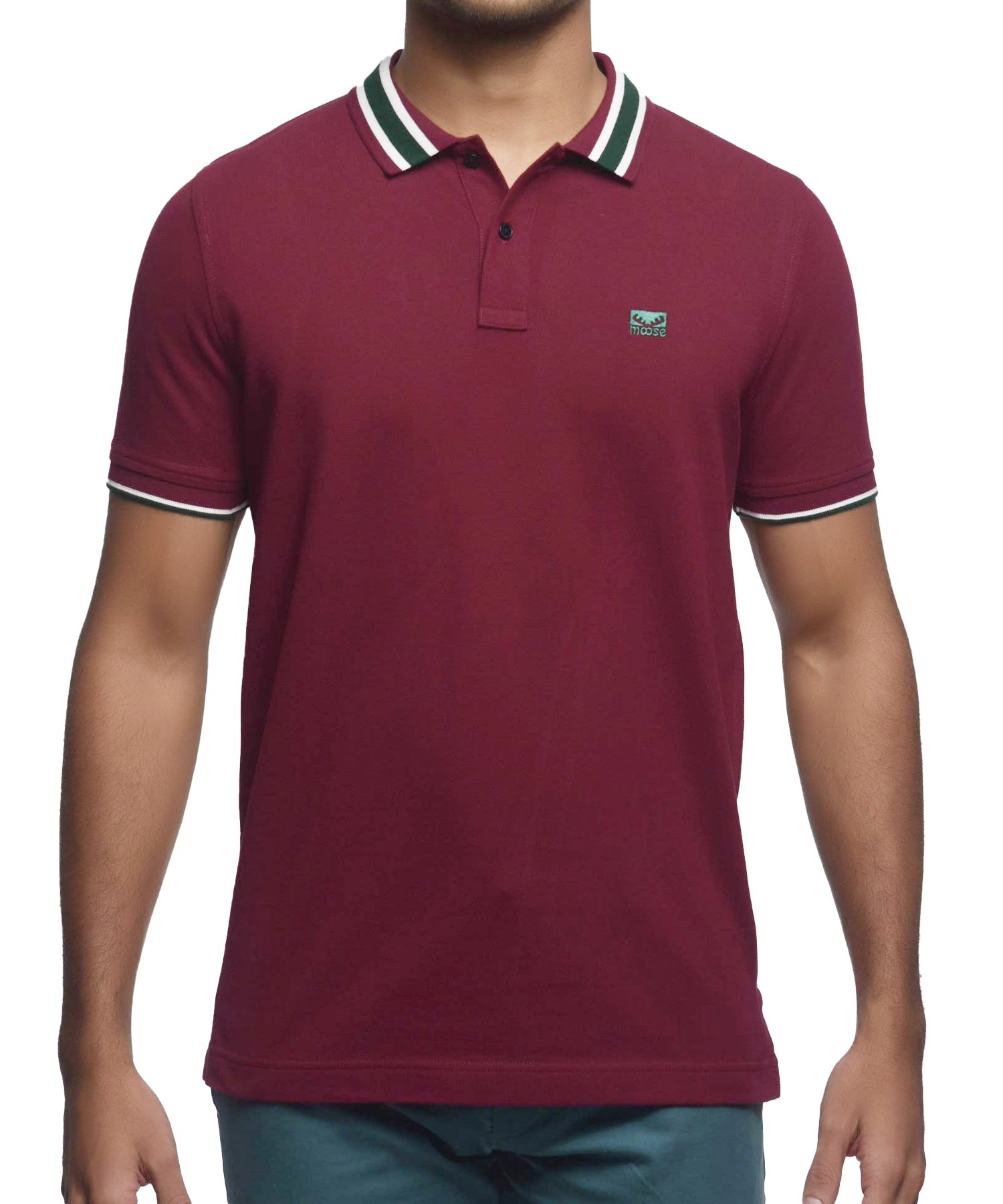 Men’s Slim Fit Urban Polo T-shirt – Classic Wine