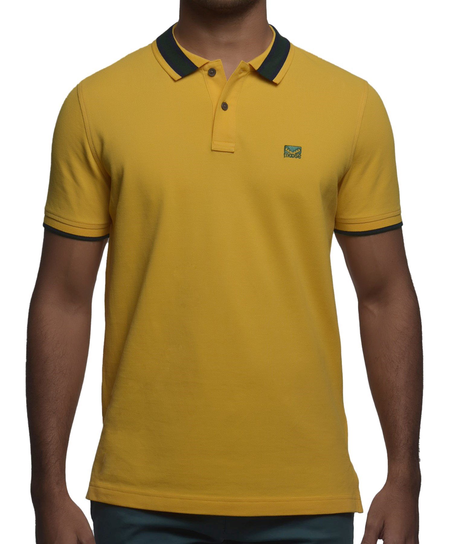 Men’s Slim Fit Urban Polo T-shirt – Gold Bugle