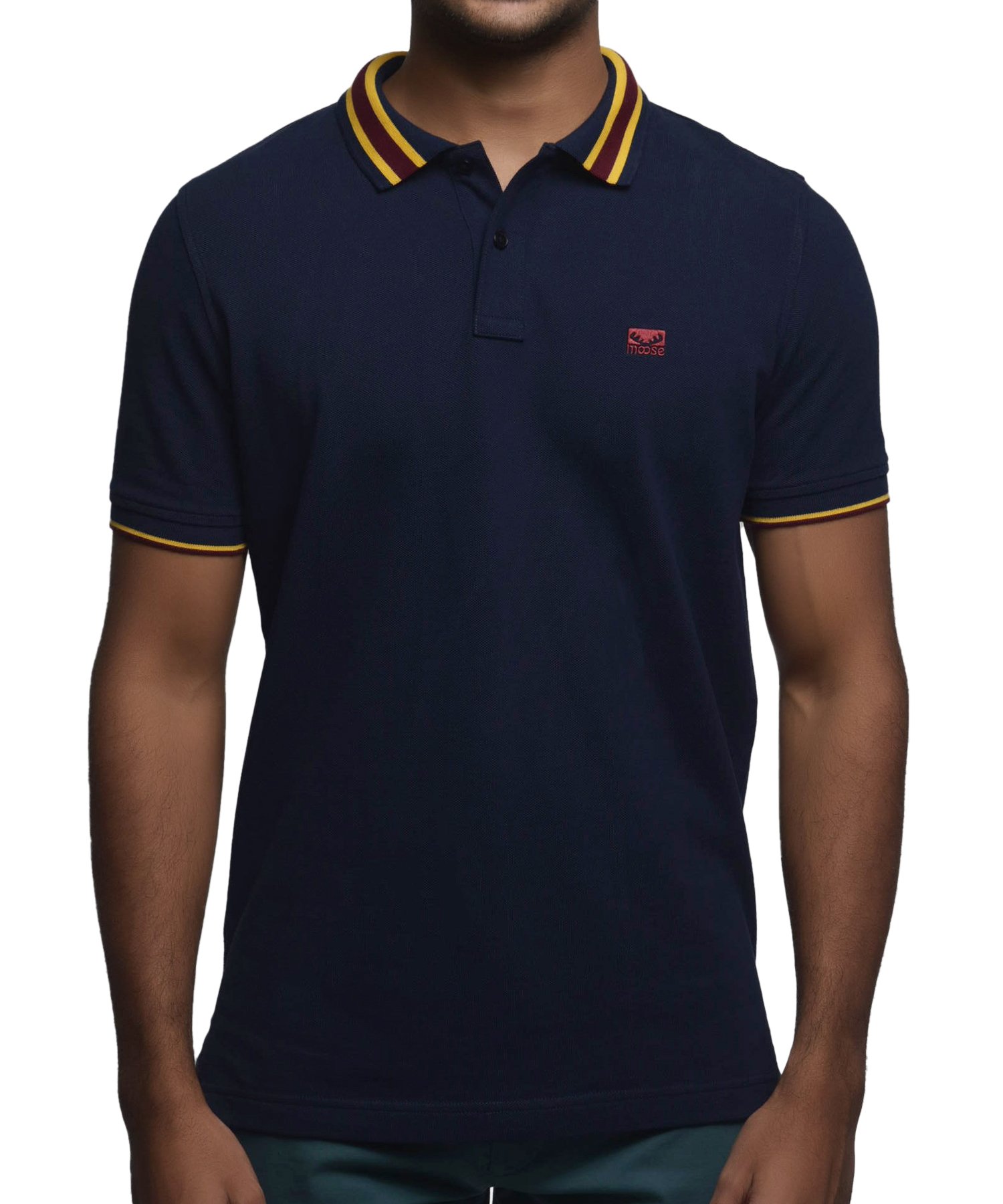 Men’s Slim Fit Urban Polo T-shirt – Navy 1