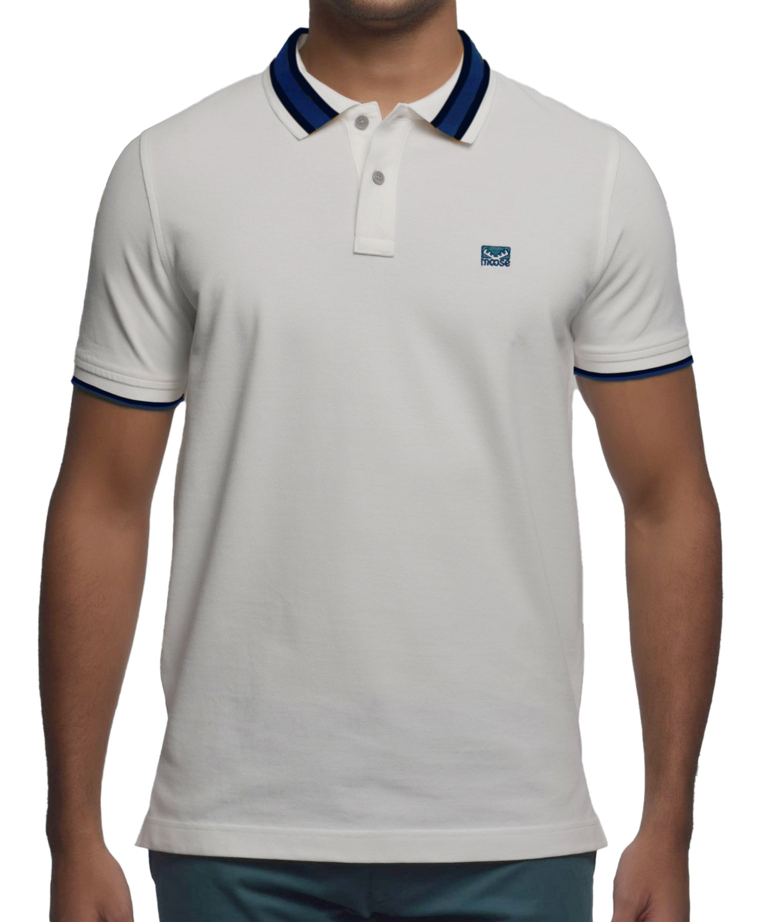 Men’s Slim Fit Urban Polo T-shirt – White 2